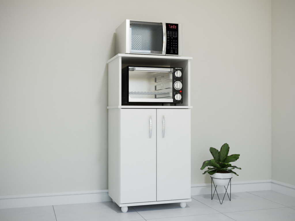 BALCÃO PARA FORNO E MICROONDAS 2 PORTAS (AMBIENTE)