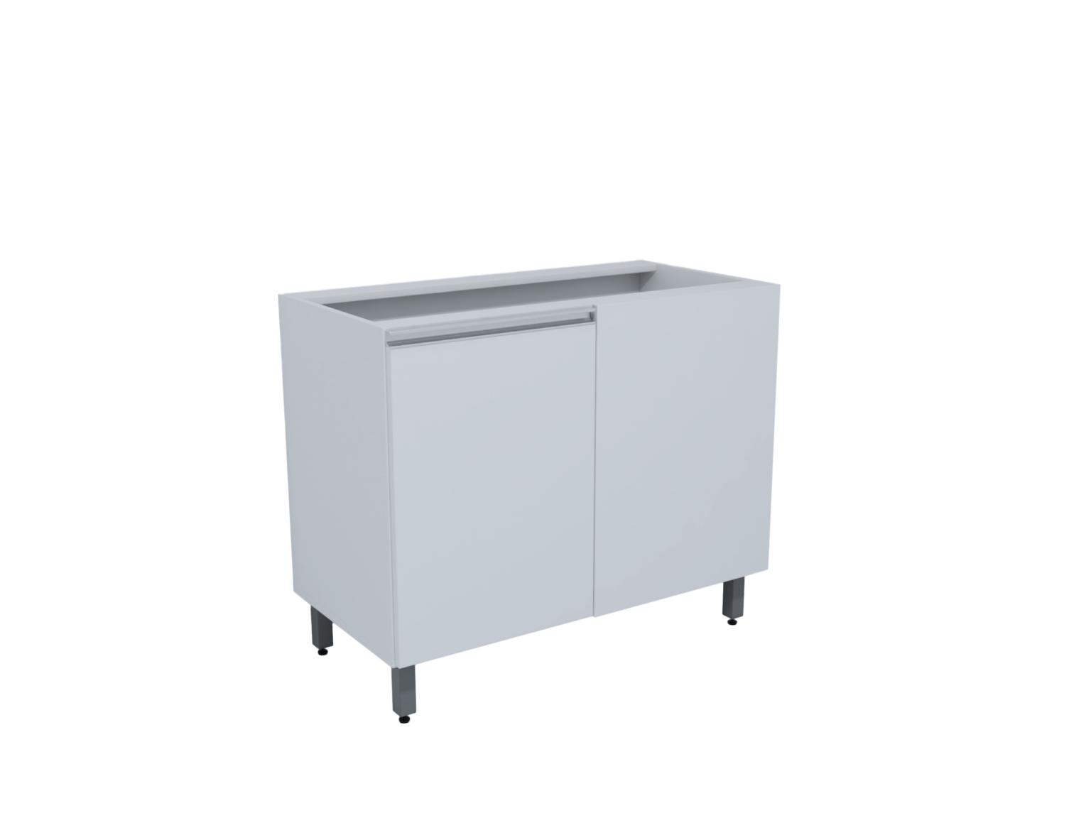 COZINHA TOPÁZIO_MÓDULOS_BRANCO_RV00_BALCÃO DE CANTO RETO_SEM FUNDO
