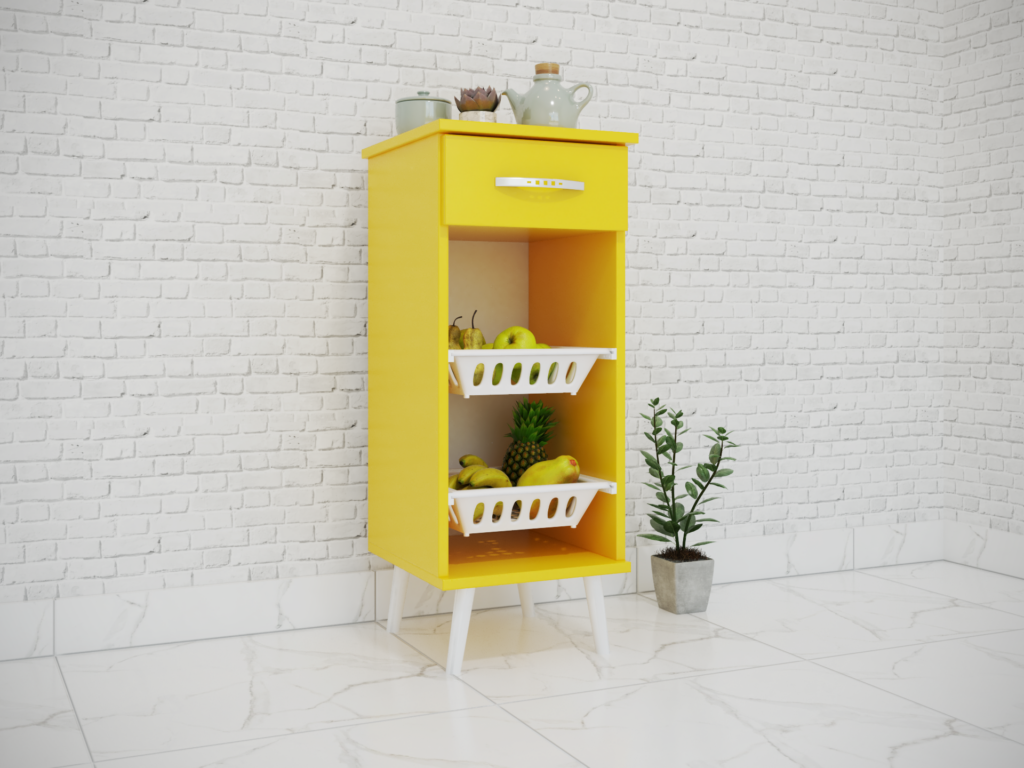 FRUTEIRA RETRO AMARELO (AMBIENTE)