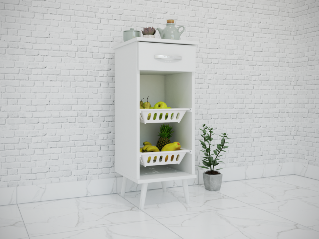 FRUTEIRA RETRO BRANCA 9AMBIENTE)